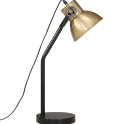 VIDAXL - Lampe de bureau 25 w laiton antique 17x17x60 cm e27