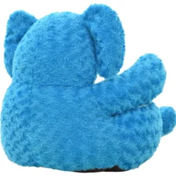 VIDAXL - Éléphant en peluche bleu