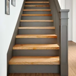 VIDAXL - Marches d'escalier 12 pcs marron clair 80x25x2 cm chêne massif