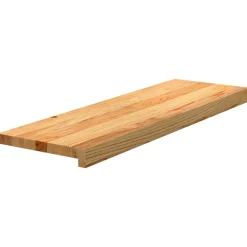 VIDAXL - Marches d'escalier 16 pcs marron clair 80x25x2 cm chêne massif