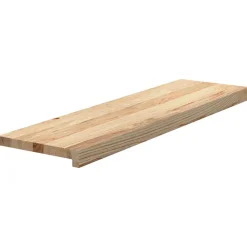 VIDAXL - Marches d'escalier 2 pcs non traité 90x30x2cm bois chêne massif