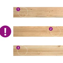 VIDAXL - Marches d'escalier 2 pcs non traité bois de chêne massif