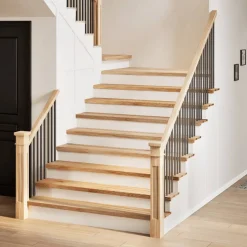 VIDAXL - Marches d'escalier 20 pcs non traité bois de chêne massif