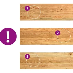 VIDAXL - Marches d'escalier 2 pcs marron clair 80x25x2 cm chêne massif