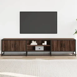 VIDAXL - Meuble tv chêne marron 180x35x41 cm bois d'ingénierie