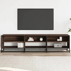 VIDAXL - Meuble tv chêne marron 180x40x46 cm bois d'ingénierie