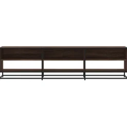 VIDAXL - Meuble tv chêne marron 180x40x46 cm bois d'ingénierie