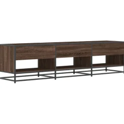 VIDAXL - Meuble tv chêne marron 180x40x46 cm bois d'ingénierie