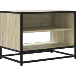 VIDAXL - Meuble tv chêne sonoma 61x40x46 cm bois d'ingénierie et métal