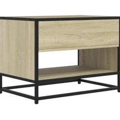VIDAXL - Meuble tv chêne sonoma 61x40x46 cm bois d'ingénierie et métal