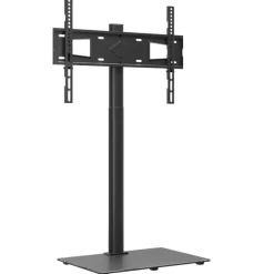 VIDAXL - Meuble tv d'angle 1 niveau pour 32-65 pouces noir