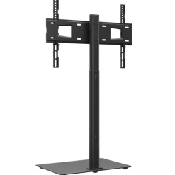 VIDAXL - Meuble tv d'angle 1 niveau pour 32-65 pouces noir