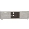 VIDAXL - Meuble tv gris béton 140x40,5x35 cm bois d'ingénierie