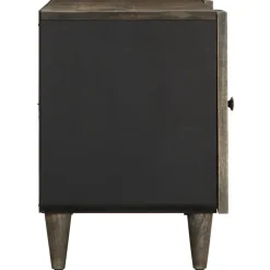 VIDAXL - Meuble tv gris clair 105x33,5x46 cm bois massif de manguier