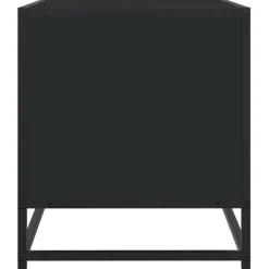 VIDAXL - Meuble tv noir 180x40x46 cm bois d'ingénierie