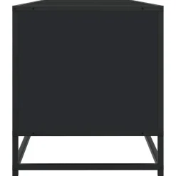 VIDAXL - Meuble tv noir 180,5x40x46 cm bois d'ingénierie