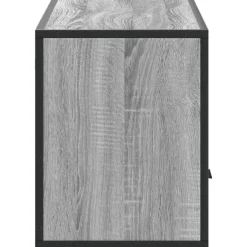 VIDAXL - Meuble tv sonoma gris 100x31x39,5 cm bois d'ingénierie et métal