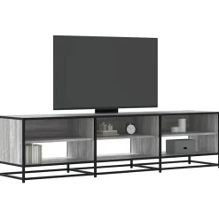 VIDAXL - Meuble tv sonoma gris 180x40x46 cm bois d'ingénierie