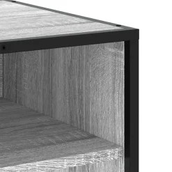 VIDAXL - Meuble tv sonoma gris 120,5x40x46 cm bois d'ingénierie et métal