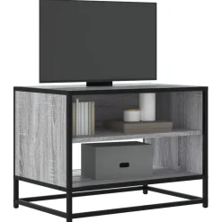 VIDAXL - Meuble tv sonoma gris 61x40x46 cm bois d'ingénierie et métal