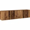 VIDAXL - Meubles tv muraux 2 pcs vieux bois 80x30x41 cm