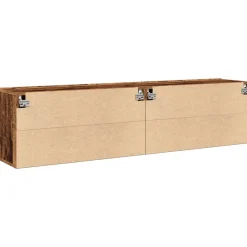 VIDAXL - Meubles tv muraux 2 pcs vieux bois 80x30x41 cm