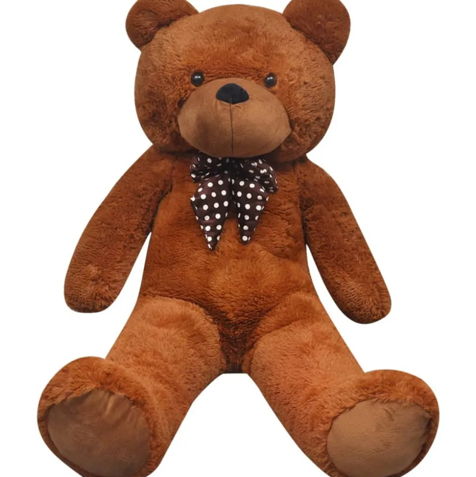 VIDAXL - Ourson en peluche xxl marron 160 cm