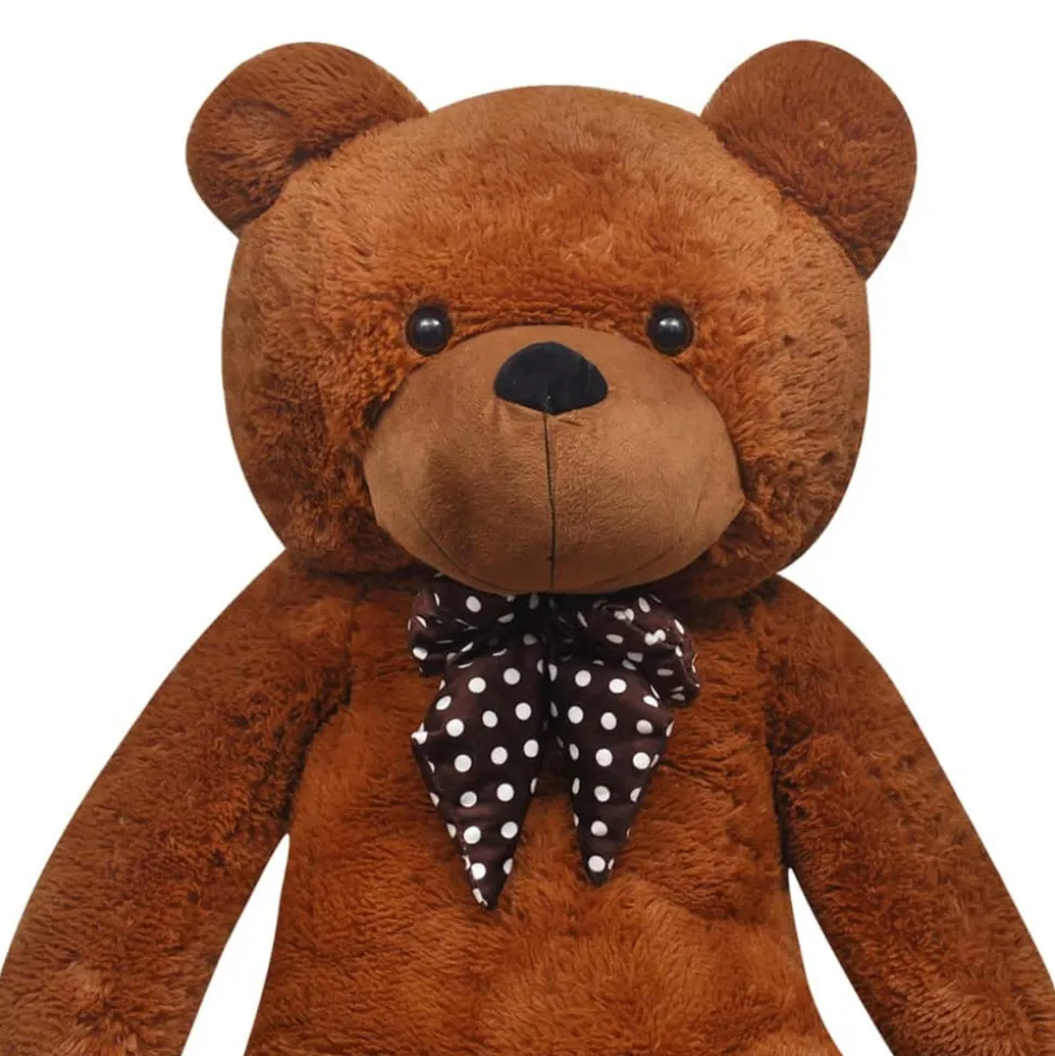VIDAXL - Ourson en peluche xxl marron 160 cm