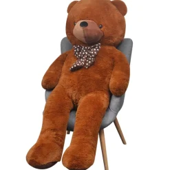 VIDAXL - Ourson en peluche xxl marron 160 cm