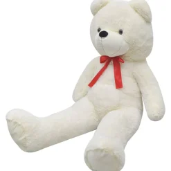 VIDAXL - Ourson en peluche xxl blanc 160 cm