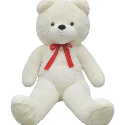 VIDAXL - Ourson en peluche xxl blanc 160 cm