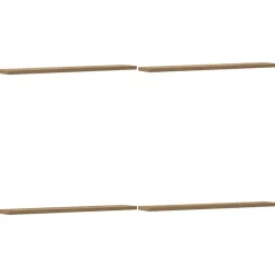 VIDAXL - Panneau de bibliothèque 4 pcs chêne artisanal 60x10x1,5 cm