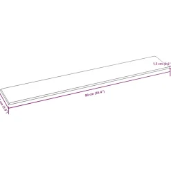 VIDAXL - Panneaux muraux 12 pcs crème 90x15 cm tissu 1,62 m²