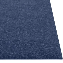 VIDAXL - Panneaux muraux 12 pcs bleu 30x30 cm tissu 1,08 m²