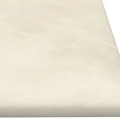 VIDAXL - Panneaux muraux 12 pcs crème 90x30 cm velours 3,24 m²