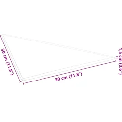 VIDAXL - Panneaux muraux 12 pcs cappuccino 30x30 cm similicuir 0,54 m²