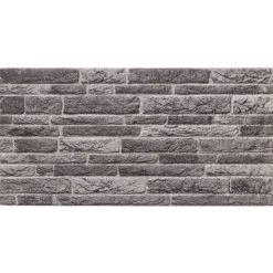 VIDAXL - Panneaux muraux 3d 10 pcs anthracite 100x50 cm eps