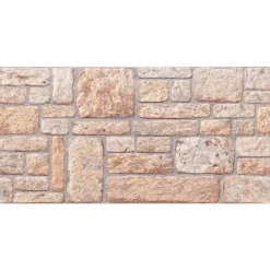 VIDAXL - Panneaux muraux 3d 10 pcs marron 100x50 cm eps