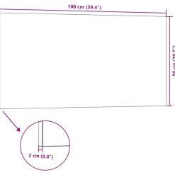 VIDAXL - Panneaux muraux 3d 10 pcs gris clair 100x50 cm eps
