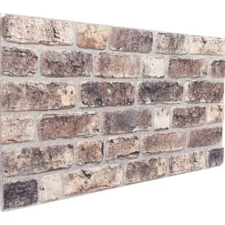 VIDAXL - Panneaux muraux 3d 10 pcs marron foncé 100x50 cm eps