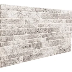 VIDAXL - Panneaux muraux 3d 10 pcs gris clair 100x50 cm eps