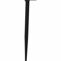 VIDAXL - Pieds de table console coniques 4 pièces noir 72-73 cm acier