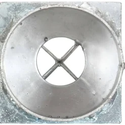 VIDAXL - Piquets au sol 6 pcs argenté 8x61 cm acier galvanisé