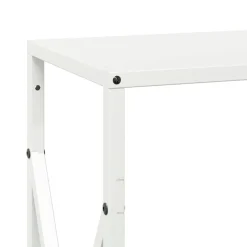 VIDAXL - Portant de bois chauffage blanc 34x25x70 cm