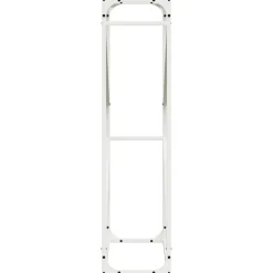 VIDAXL - Portant de bois chauffage blanc 60x25x100 cm