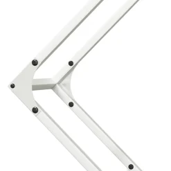 VIDAXL - Portant de bois chauffage blanc 80x25x80 cm