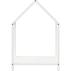 VIDAXL - Portant de bois chauffage blanc 40x25x60 cm