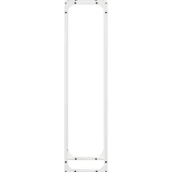 VIDAXL - Portant de bois chauffage blanc 25x25x100 cm