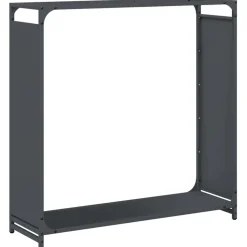 VIDAXL - Portant de bois chauffage anthracite 90x28x90 cm