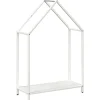 VIDAXL - Portant de bois chauffage blanc 60x25x90 cm